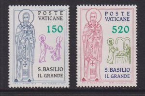 Vatican City  #652-653  MNH  1979   St. Basil .  complete set