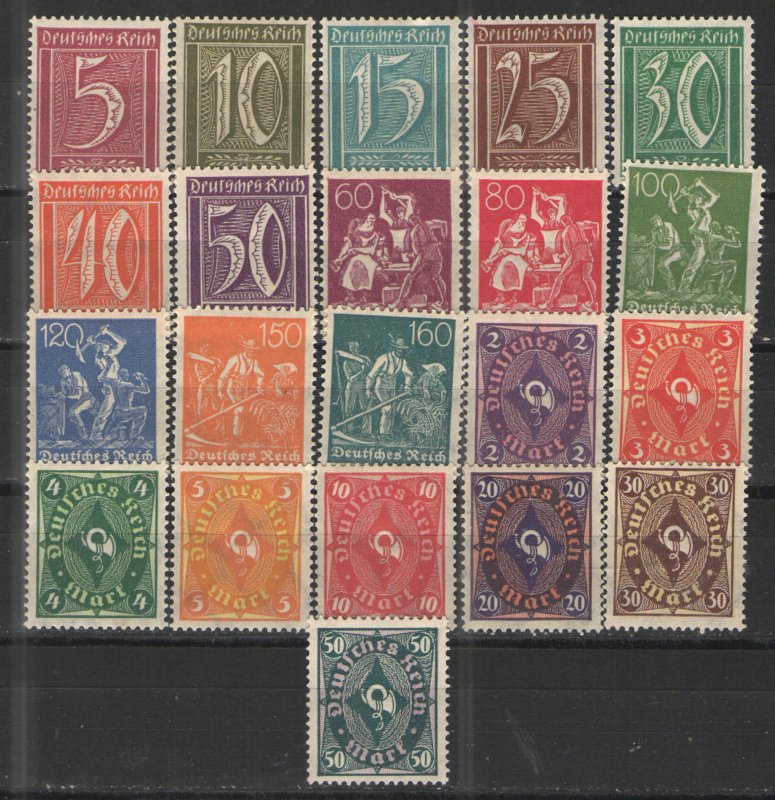 Germany - Weimar Era 1921-22 Collection MH VG