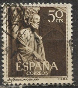 Spain: 1954; Sc. #799, Used Single Stamp