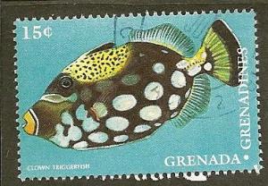 Grenada-Grenadines  Scott    1942   Fish    Used