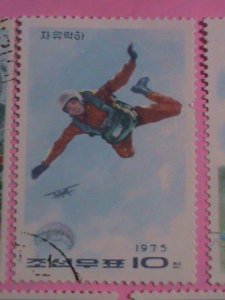 KOREA STAMP: 1975 SC#1379-83  AERIAL SPORTS FOR NATIONAL DEFENCE, CTO-VF