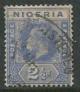 Nigeria -Scott 24 - KGV Definitive - 1921 - Used - Single 2.1/2p Stamp