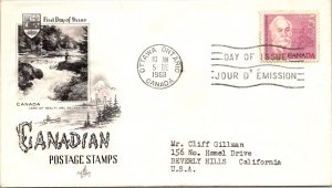 Canada 1963 FDC - Canadian Postage Stamps - Ottawa, Ontario - J3869