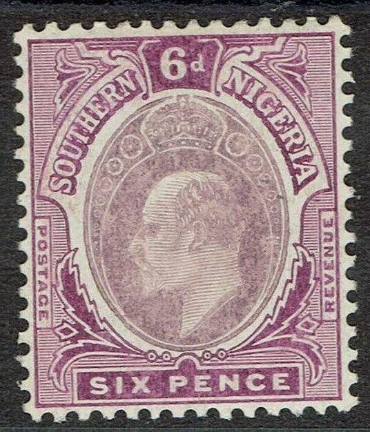 SOUTHERN NIGERIA 1907 KEVII 6D 