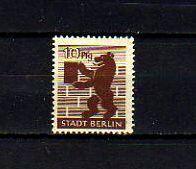 GERMANY - 1945 - BERLIN BEAR - BRICK - MINT - MNH - SIN