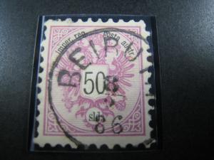 AUSTRIA/TURKEY - SCOTT #13   Used   (APS A-45)