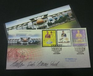 The Heritage of Pahang Malaysia 2010 Royal King Palace Sultan (FDC *signed *rare