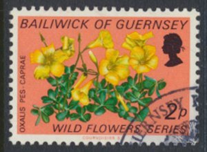 Guernsey SG 72  SC# 69 Wild Flowers First Day of issue cancel see scan