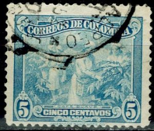 Colombia; 1949: Sc. # 574: O/Used Cpl. Set