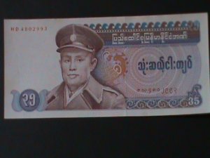 ​BURMA-1986 UNION BANK-$35-KYATS-UNCIR-VF-HARD TO FIND WE SHIP TO WORLDWIDE