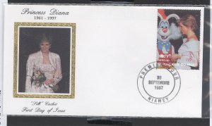 Niger 944 Princess Diana cover, Silk Cachet