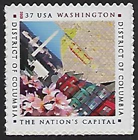 Catalog #3813 Single Stamp Washington DC District of Columbia Nations Capitol