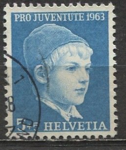 Switzerland 1963: Sc. # B329; Used Single Stamp