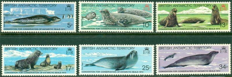 BRITISH ANTARCTIC TERR 96-101 MNH BIN $2.50