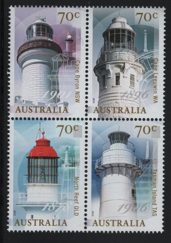 Australia 2015 MNH Sc 4316c 70c Lighthouses of Australia Block