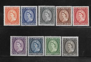 ST. VINCENT, 186-194, MNH, QUEEN ELIZABETH II