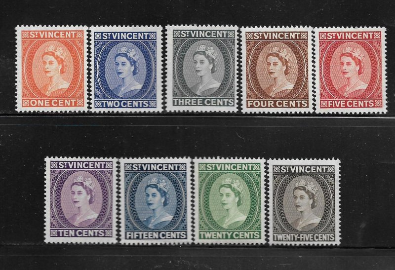 ST. VINCENT, 186-194, MNH, QUEEN ELIZABETH II