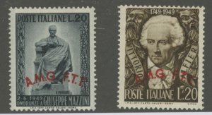 Italy/Trieste (Zone A) #45-46 Unused Single