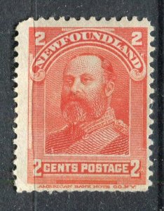 CANADA; NEWFOUNDLAND 1897 classic Royal issue Mint hinged 2c. value