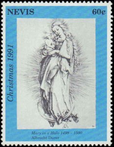 Nevis #686-689, Complete Set(4), 1996, Never Hinged