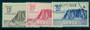 NORWAY #B1-3 Nordcap Set Complete, used, VF