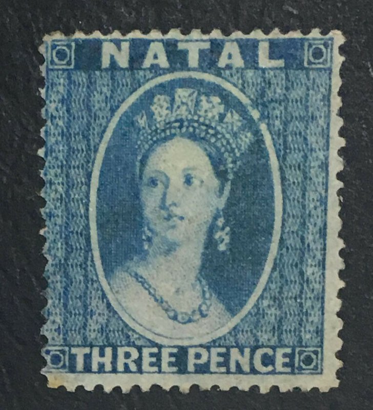 MOMEN: NATAL SG #11 1861 NO WMK MINT OG H £350 LOT #61388 