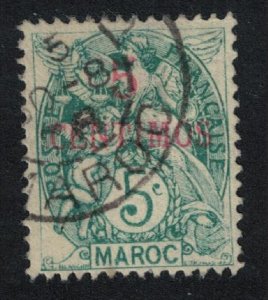 SALE Fr. Morocco 5c Ovpt 1902 Canc SC#15 SG#18a MI#11