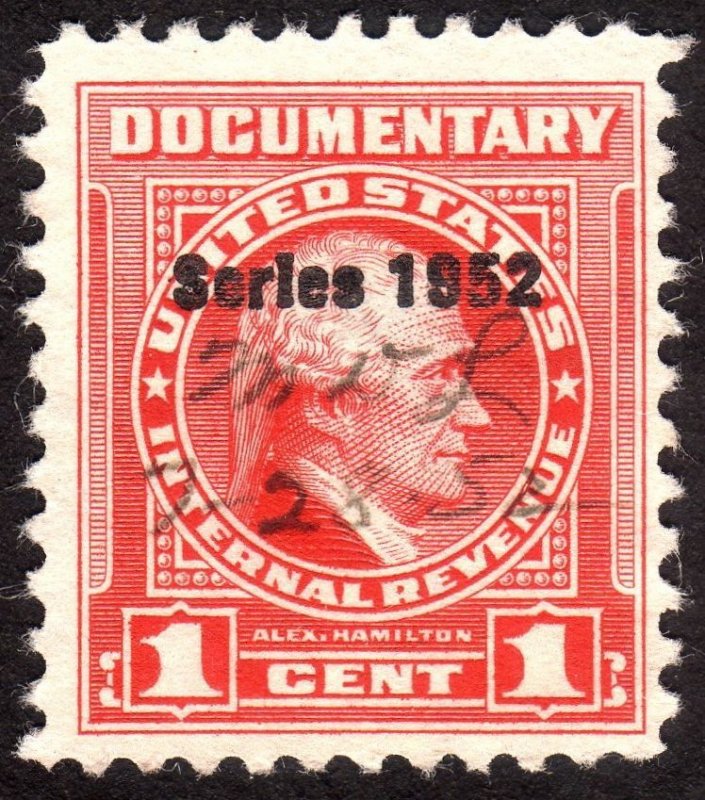 1952, US 1c, Documentary, Used, Sc R586