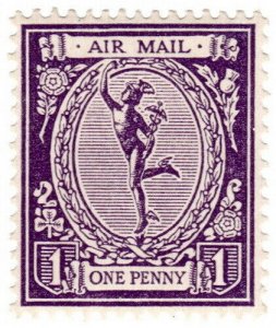 (I.B) George V Cinderella : Mercury Airmail Essay 1d