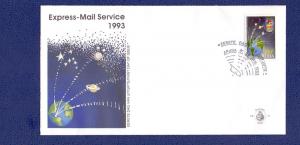 Aruba 1993  FDC 43   universe   express post