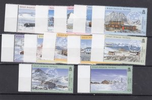 British Antarctic Territories 2003 Research Bases Set To £5 SG377/388  BP10939