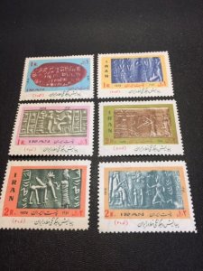 Iran stamp 1685-1690 mint hinged