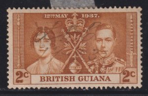 British Guiana 227 King George VI Coronation Issue 1937