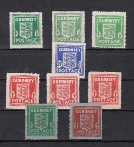 Guernsey WW2 Occupation Stamps & Covers