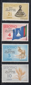 Lesotho Scott #132-135 MH