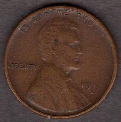 1917-S Lincoln Wheat cent
