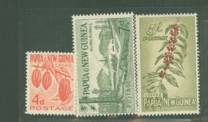 Papua New Guinea #140/142/146 Unused