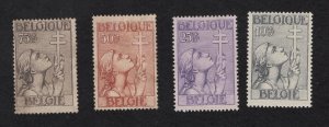 Belgium Scott B144-147, MH