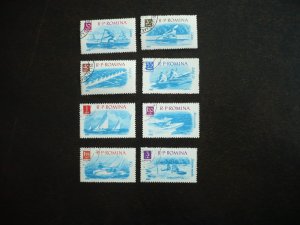 Stamps - Romania - Scott# 1478-1485 - CTO Set of 8 Stamps