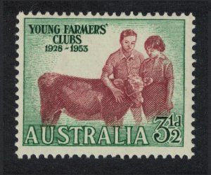 Australia Cattle Farmers' Clubs 1953 MNH SG#267