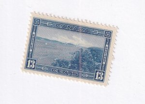 CANADA # 242 VF-MH HALIFAX HARBOUR ISSUE CAT VALUE $20 AT 20% DEEP DISH WATER