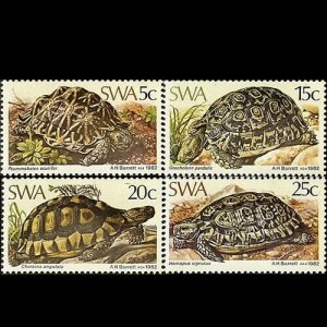 S.W.AFRICA 1982 - Scott# 487-90 Tortoises Set of 4 NH