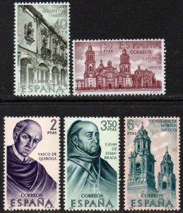 Spain Sc #1630-1634 MNH