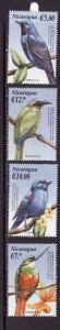 Nicaragua-Sc#2346-9-unused NH set-Birds-2000-