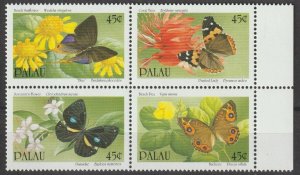 PALAU 1990 SG 351/4 MNH