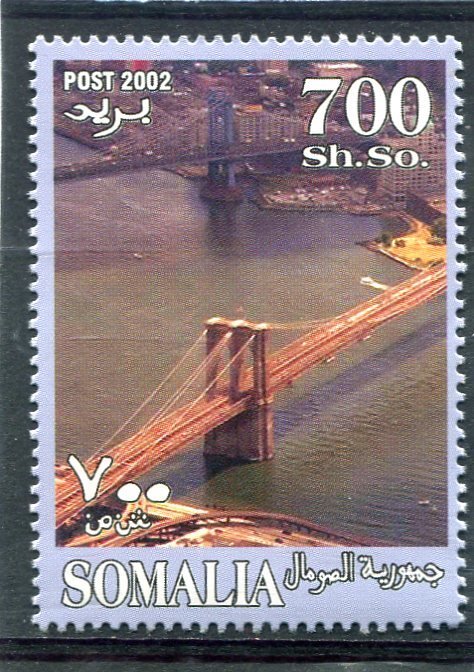 Somalia 2002 NEW YORK CITY 1 value Perforated Mint (NH)