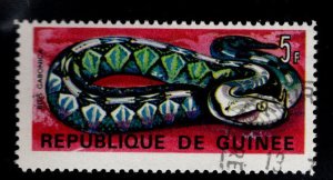 Guinea Scott 470 Gabon Viper stamp CTO Canceled to order typical cancel