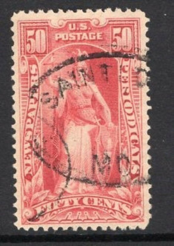 #PR119  50c Newspaper Stamp - USED and NICEq  cv$75.00