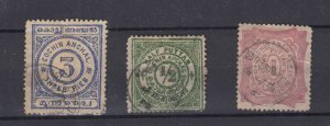 India Cochin 1898 Collection of 3 Fine Used BP8584