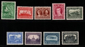 NEWFOUNDLAND SG179/87 1929-31 PUBLICITY ISSUE PERKINS BACON MTD MINT